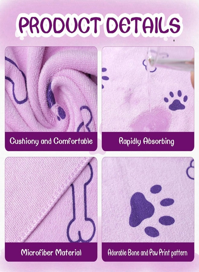 SENONAPO 30 Pcs Dog Towels for Drying Dogs Bulk 20 x 40 Inch Quick Drying Pet Bath Towels Colorful Pet Grooming Towel Absorbent Microfiber Towel for Small Medium Large Dog Puppy Cat - Image 4